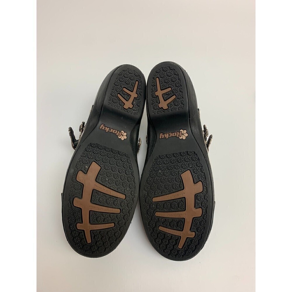 Rocky 4EurSole Serpentine Clogs Snakeskin Print Shoes RKH052 Womens 10-10.5W - Picture 10 of 15